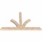 Ekena Millwork Richland Smooth Timber Gable Bracket, Douglas Fir, 84"W x 53"H x 3 1/2"D x 5 1/2"F, 15/12 Pitch GBW084X53X0406RIC00SDF - alternate 4